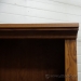 Oak 5 Shelf Adjustable Book Case Shelving  w Decorative Trim